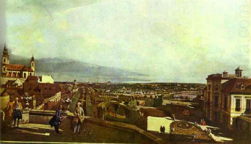 Bernardo Bellotto Kaunitz Palace and Park in Vienne china oil painting image